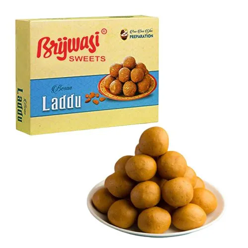 Besan Laddu from Brijwasi Sweets