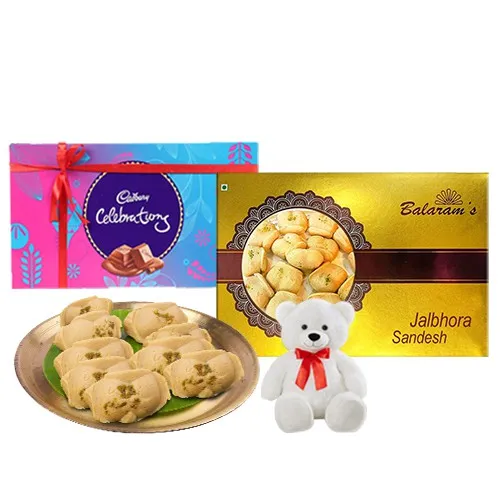 Jolbhora Sandesh from Balaram Mullick with Teddy N Cadbury Celebration