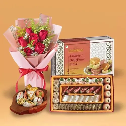 Roses  N  Sweet Elegance Combo