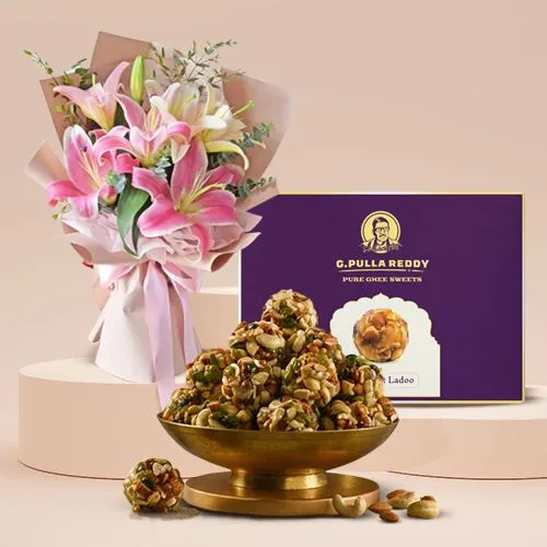 Lilies  N  Dry Fruits Laddu Delight