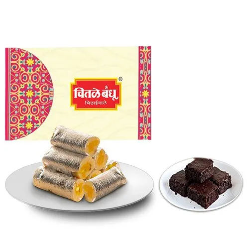 Amba Kaju Roll from Chitale Bandhu Mithaiwale with Brownie