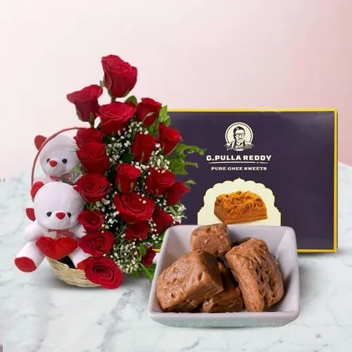 Roses N Sweet Indulgence Set