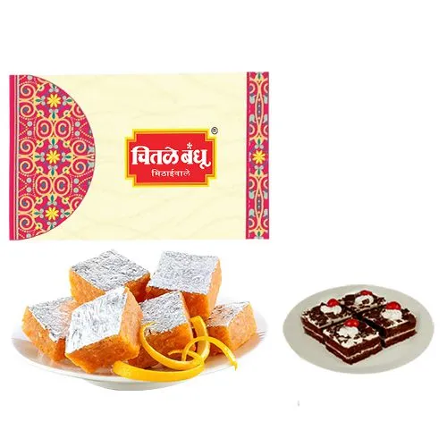 Orange Masti from Chitale Bandhu Mithaiwale with Chocolate Pastry