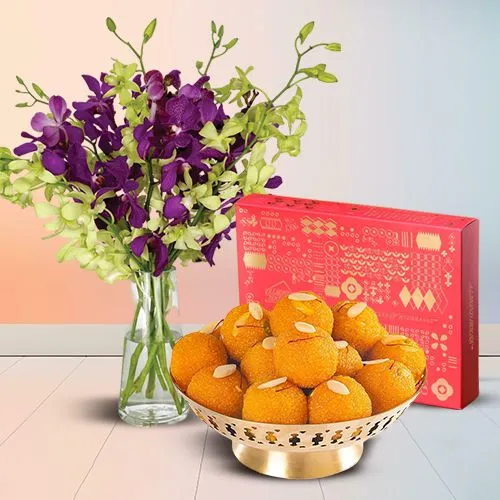 Orchid Elegance  N  Laddus Treat