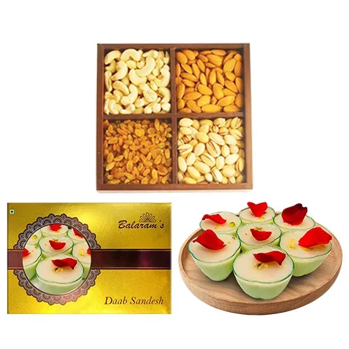 Daab Sandesh from Balaram Mullick with Mixed Dry Fruits