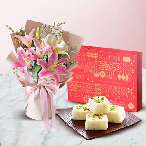 Oriental Lilies  N  Coconut Kalakand Indulgence