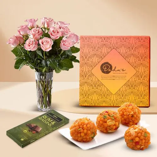 Roses N Sweet Temptations Combo