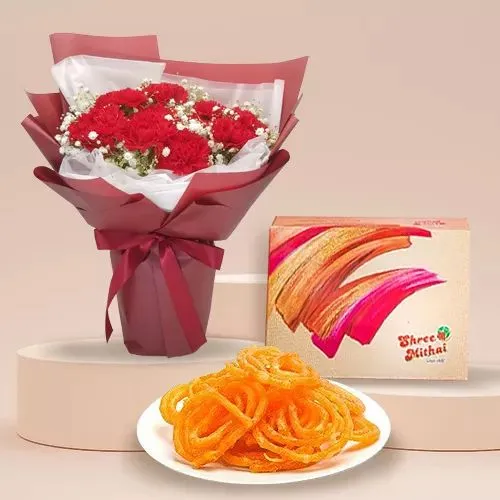 Carnations N Jalebi Celebration