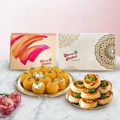 Laddu n Veg Pizza Roll Feast