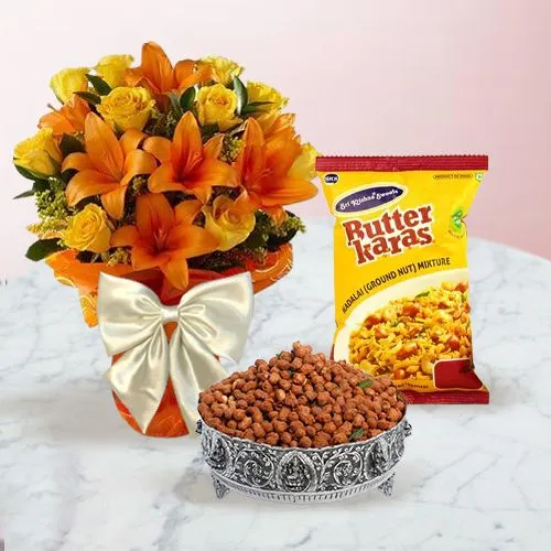 Floral Radiance N Masala Kadalai Treat