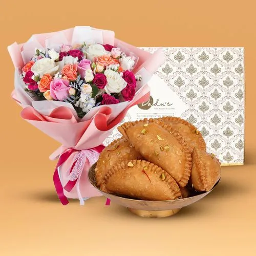 Roses  N  Sweet Khova Gujia Treat