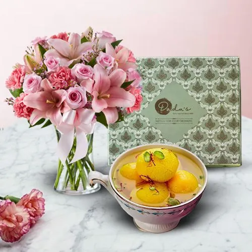 Floral Elegance  N  Raj Bhog Combo