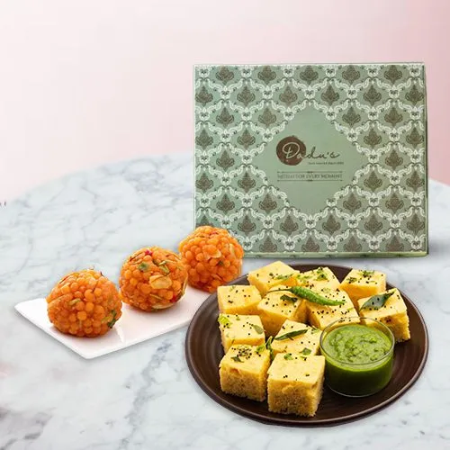 Sahi Laddu  N  Dhokla Treat