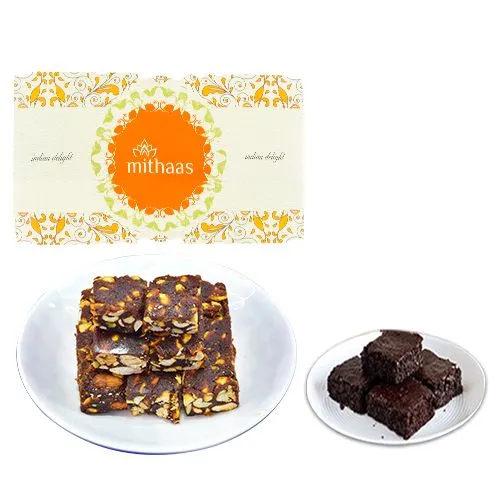Dry Fruits Barfi from Mithas Delicious Sweets with Brownie