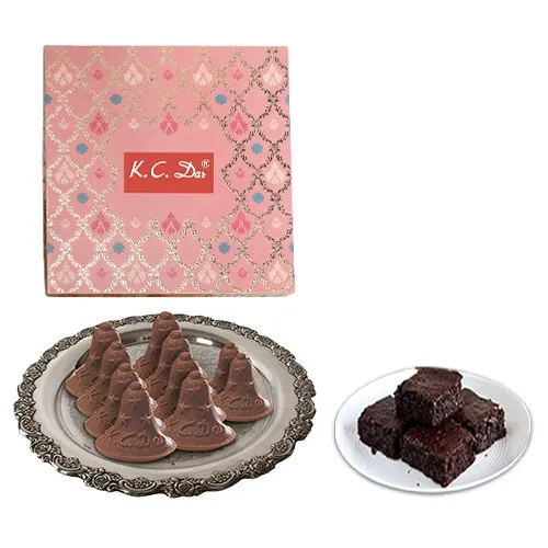 Choc-O-Bell from K.C.Das with Brownies