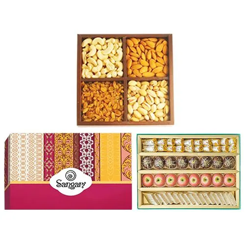 Cashew Delight from Sangam Sweets with Mixed Dry Fruits