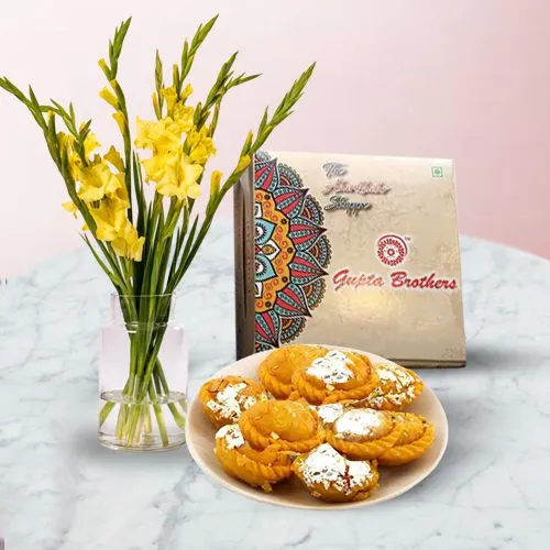 Vibrant Gladiolus N Chandrakala Duo