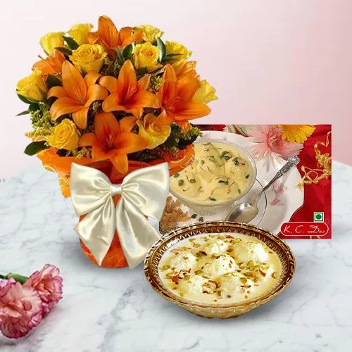 Radiant Flowers  N  Rosomalai Delight