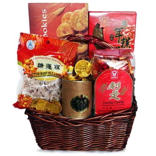 Luscious Lucky Candy Basket