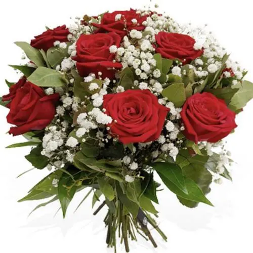 Amaze with Grandiose Red Rose Bouquet