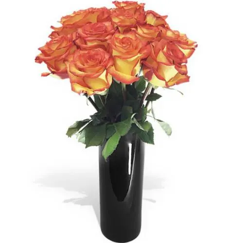 Sheer Magic Citrus Bloom Roses Bouquet
