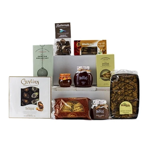 Flavorful Tea and Sweet Treat Basket