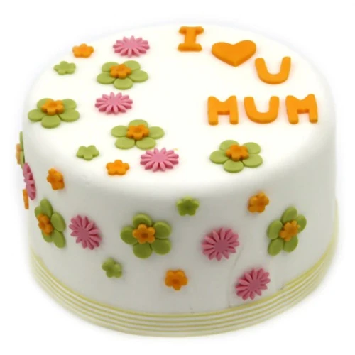 Delish Accent I Love Mum Cake
