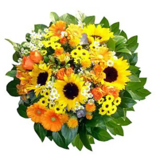 Charming Happy Day Flower Basket