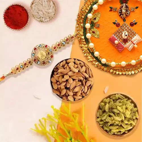 Rakhi Thali with Dry Fruits