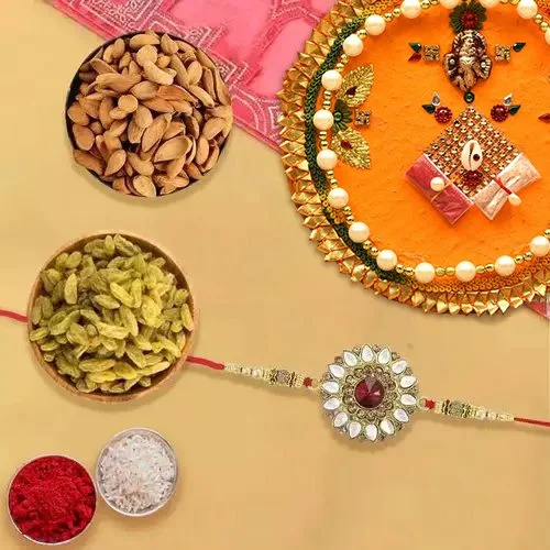 Rakhi Thali with Dry Fruits