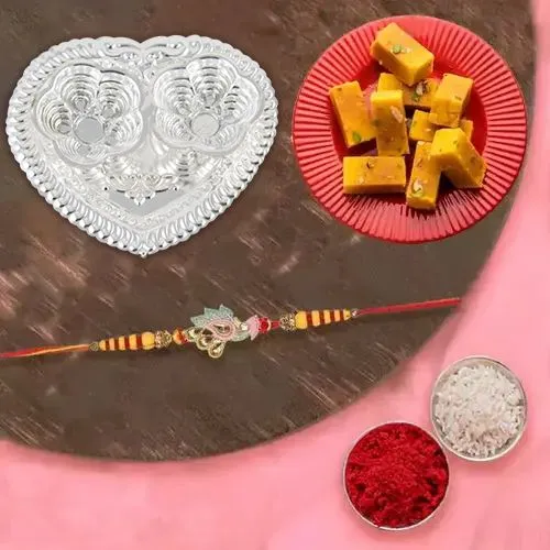 Mysore Pak Delight Rakhi Gift Set
