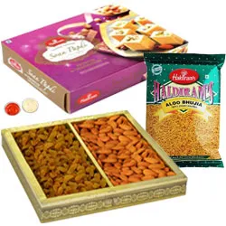 Nutty & Festive Rakhi Pack