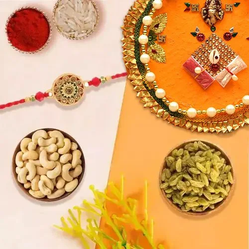 Elegant Rakhi Thali Assortments