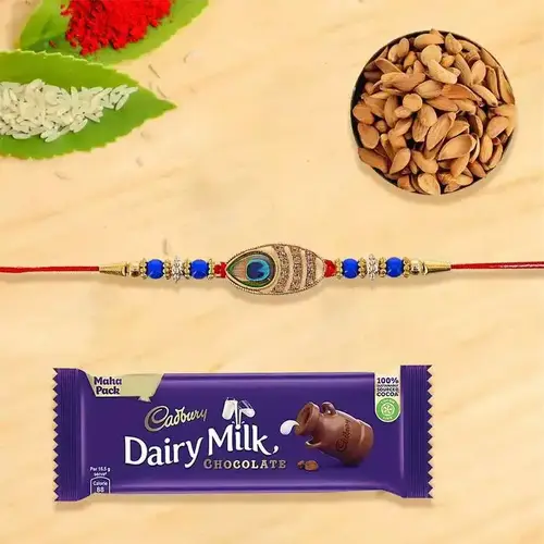 Rakhi Delight with Almonds & Chocolate