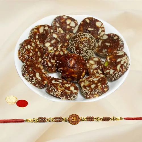 Rakhi Blessings with Sweet Khajur Roll