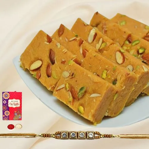 Sweet Rakhi Surprise with Soan Papdi & Rakhi