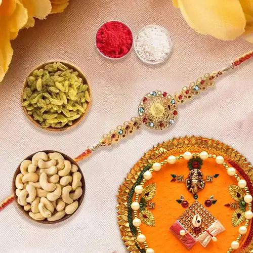 Rakhi Thali with Dry Fruits Delight