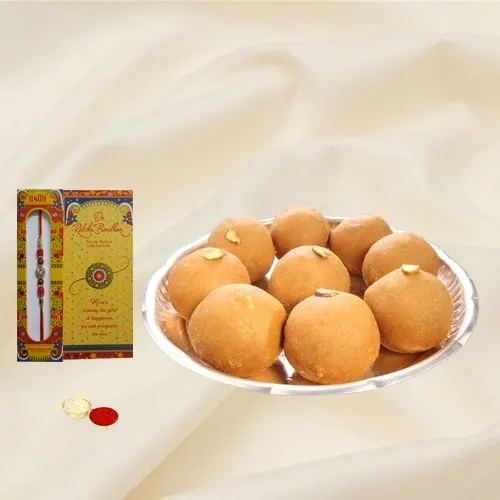 Besan Ladoo Rakhi Delight