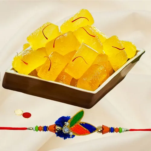 Raksha Bandhan Sweet Surprise: Petha, Rakhi & Message Card