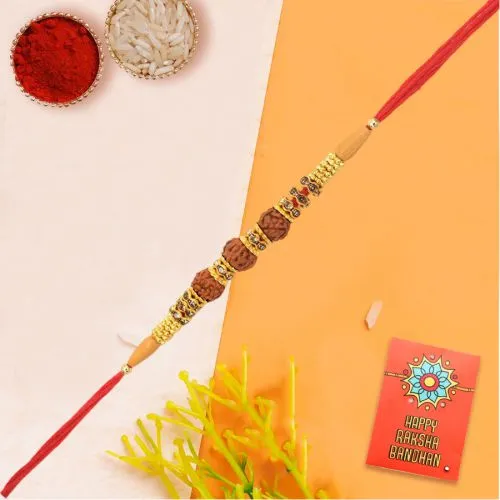 Enchanting Beads Rudraksha Rakhis