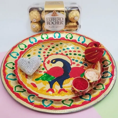 Bhai Dooj Celebration Thali