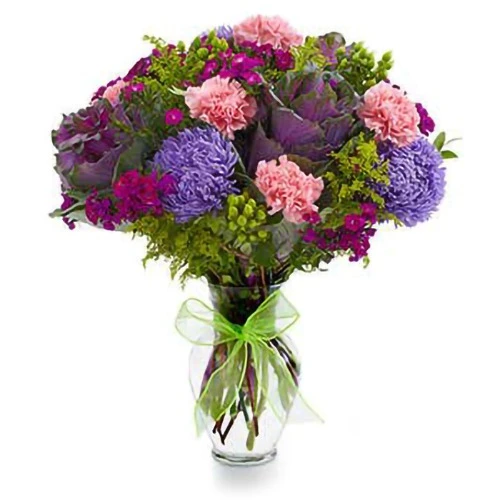 Stunning Glory Carnation Bouquet