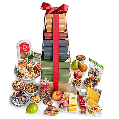 Tempting Fruits N More Treats Tower