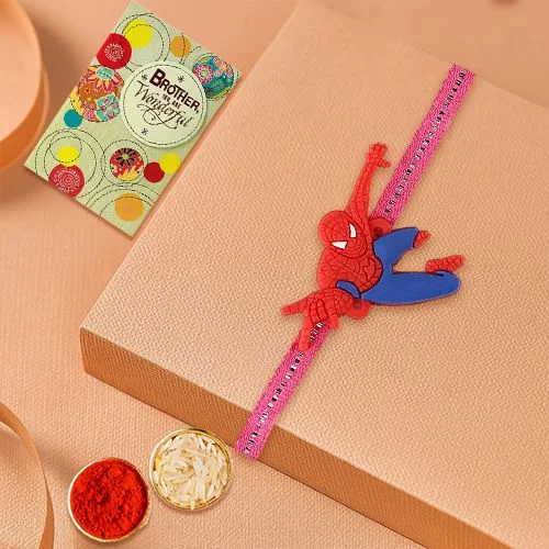 Cool Kids Rakhi with Roli Chawal Tika n Card