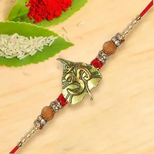 Order an Admirable Single OM Rakhi for your loved bhai