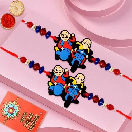 Send Online this Remarkable Kids Rakhi Set of 2
