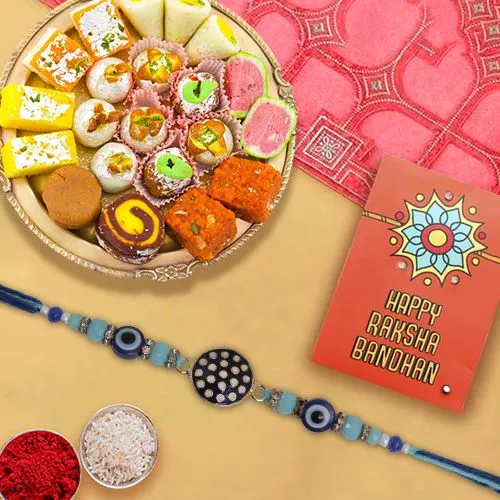 Brothers Rakhi With Sweet Treats