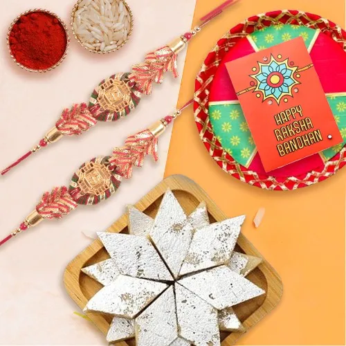 Ethnic Rakhi & Treats Pack