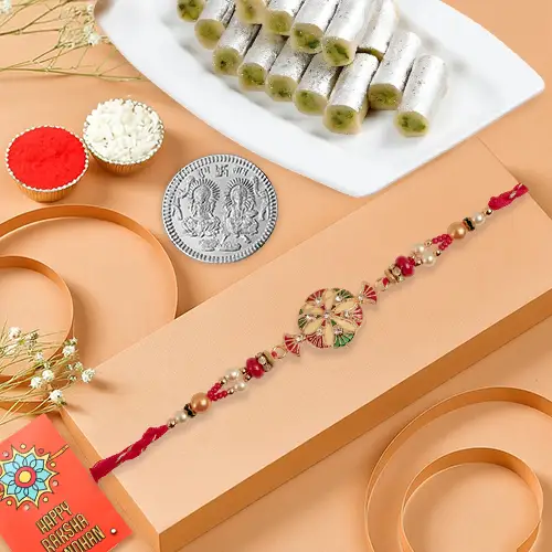 Traditional Rakhi & Sweet Surprises