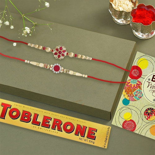 Two Rakhis and Toblerone Joy